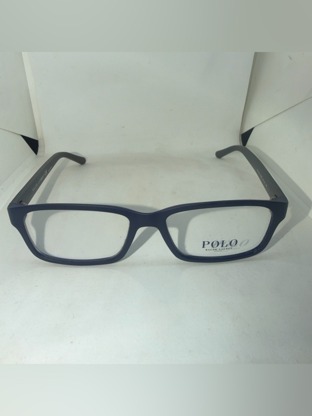 Polo by Ralph Lauren Navy Rectangular Men’s Glasses Frames